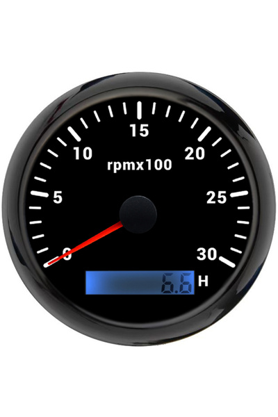 Choice19 3KBN ELING 85mm Auto Marine Tachometer RPM Meter Gauge 3K~8K REV Cou...