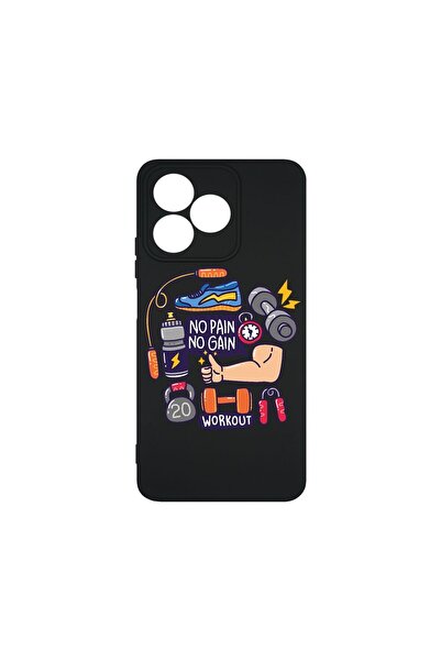 bestcase ¬Æ Husa Premium Silicon, Compatibila Cu Xiaomi Redmi 13, No Pain No ...