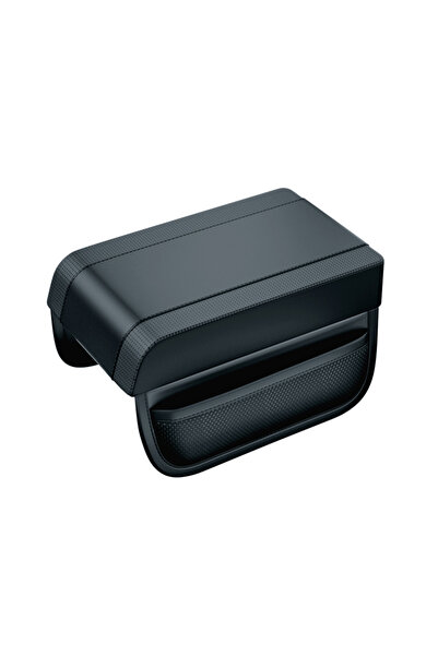 Choice Black Universal Leather Car Armrest Cushion with Pocket Memory Foam El...