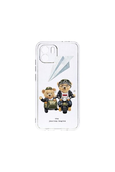 bestcase Διαφανής Θήκη Σιλικόνης 2MM, Συμβατή με Xiaomi Redmi A2, Teddy On Th...