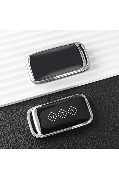 Choice1 YB Black TPU Car Key Case Cover for Baojun 510 730 360 560 Wuling Hon...