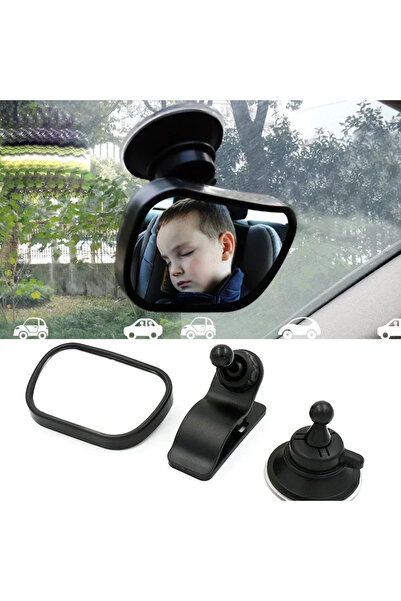 Choice Adjustable 2 in 1 Baby Car Rearview Mirror Mini Safety Convex View Mir...
