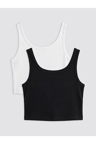 LC Waikiki U Neck Girls' Bustier 2 Pack