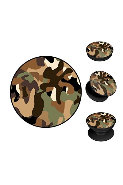 Sonique Pop Holder Camouflage Army Series Καφέ