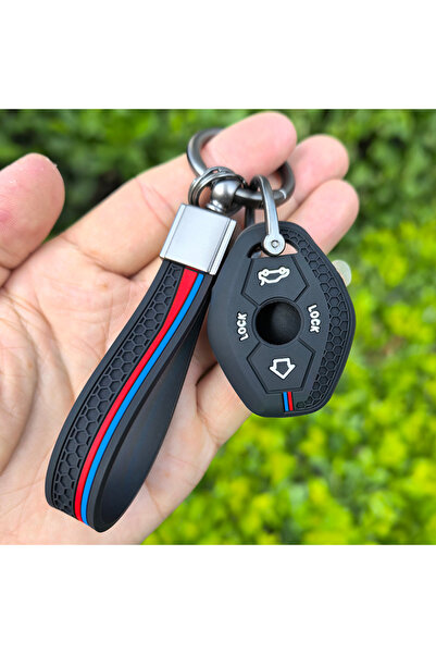 Choice With Keychain Silicone Key Case Cover 4 Buttons For BMW BMW X5 E53 X3 ...