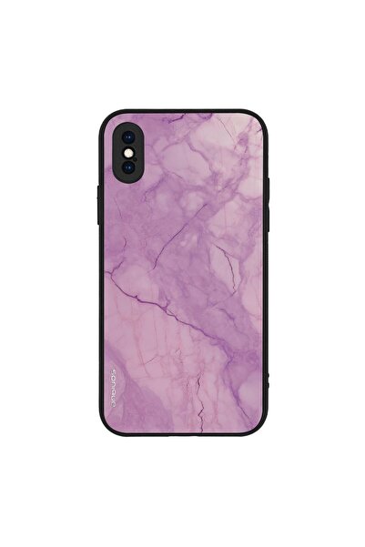 Sonique Θήκη Marble Series για Apple iPhone X / iPhone XS Βιολετί