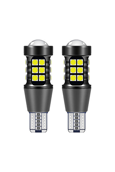 Choice مصباح إشارة أبيض T15 مكون من قطعتين، مصباح LED W16W 921 912، لمبة 12 ف...