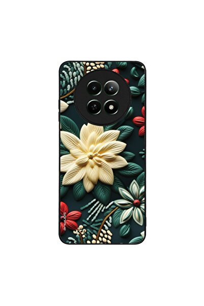 Sonique Θήκη 3D Flower Series για Realme 12 5G / Realme 12x Πράσινο