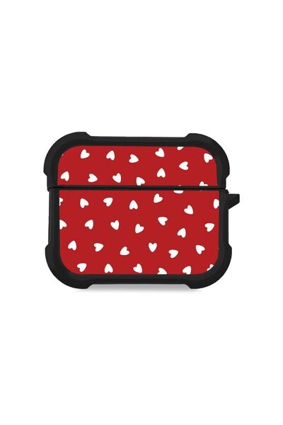 Sonique Θήκη Σιλικόνης Heart Series για AirPods Pro / Pro 2 Κόκκινο