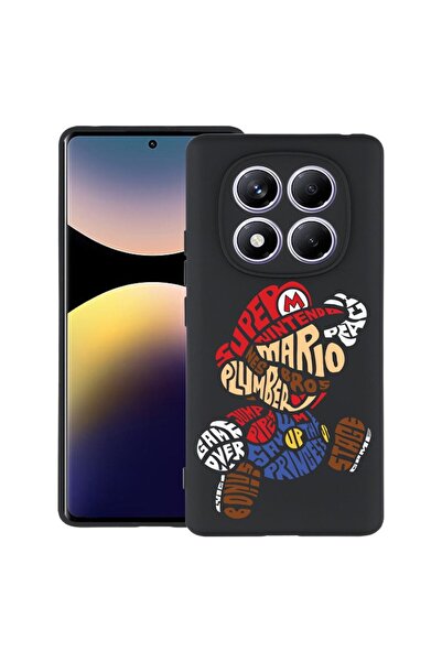 bestcase ¬Æ Husa pentru Xiaomi Redmi Note 14 Pro 4G, Calligraphy Super Mario,...