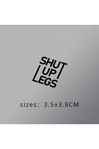 Choice14 ملصقات B-Black SHUT UP LEGS للدراجات الهوائية، ملصقات فينيل للإطار ا...