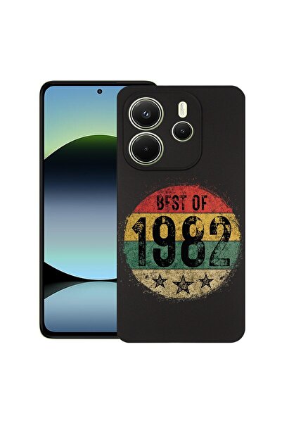bestcase Силиконов тънък калъф за Xiaomi Redmi Note 14 5G, Best Of 1982, 2022...