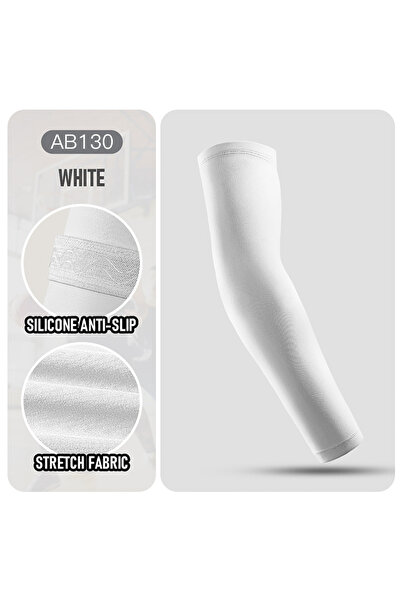 Choice47 L 1 piece-AB130-WH 1/2 Pieces Sports Elbow Support Sleeve Arm Protec...