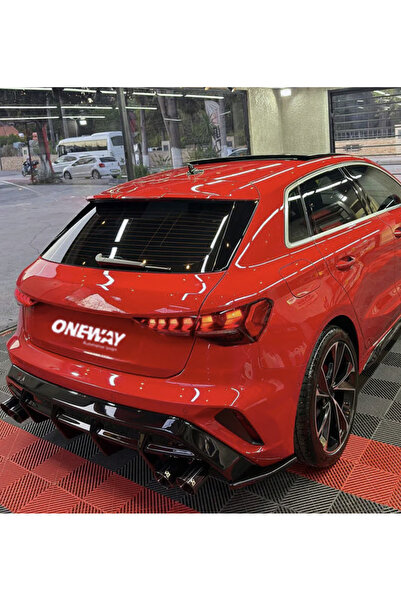 TMZ Garage Audi A3 8Y Sportback S-Line 2025+ Arka Flap Seti | Sportif Tampon ...