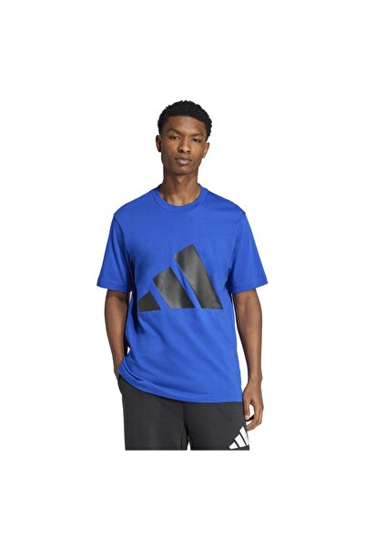 adidas Tricou bărbătesc cu mânecă scurtă, cu logo mare, din jerseu simplu, mă...
