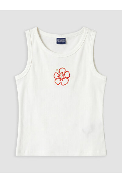 LC Waikiki Crew Neck Beaded Girls' Tank Top