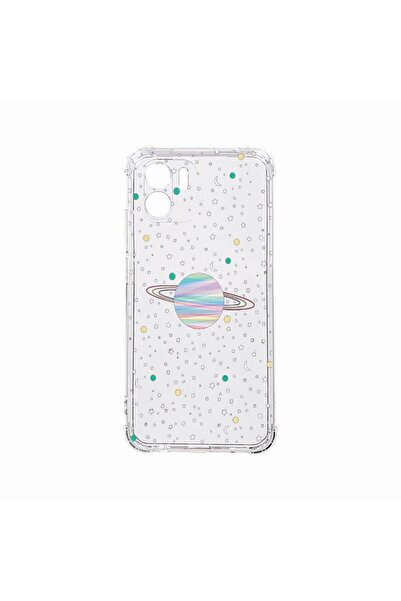 bestcase Противоударен калъф, съвместим с Xiaomi Redmi A1, с мотиви Вселена и...