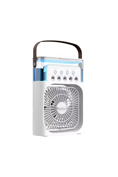 Lacoz Portable Air Cooler Fan with Humidifier 3-Speed Cooling LED Night Light...