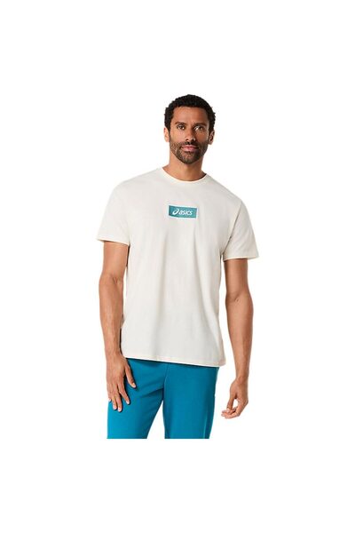 Asics Mens Short-Sleeve Chest Logo T-Shirt M