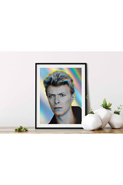 Boomah Accessories David Bowie Holographic Vintage Style Abstract Art Poster ...