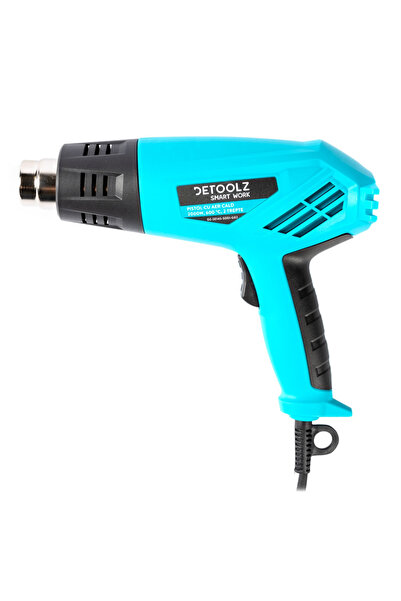 DETOOLZ Pistol aer cald 2000 W 2 trepte 600ᵒC