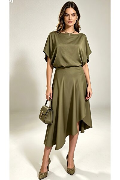 SARE ERKMEN Chanel Satin Women's Graduation Wedding Engagement Casual Evening...