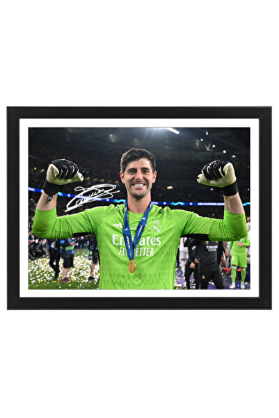 Boomah Accessories Thibaut Courtois Real Madrid Champion of UCL 2024, Soccer ...