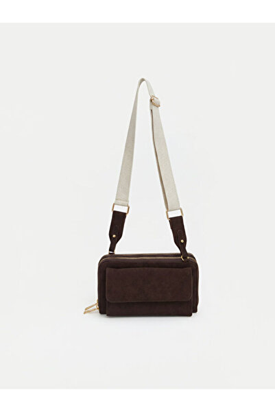 LC Waikiki Rmz Gi̇yi̇m Farkiyla Suede Look Women's Shoulder Bag