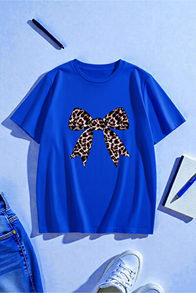 uyguntarz Unisex imprimeu leopard Ribbon cu imprimeu Design tricou