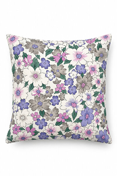 KIRLENT TEKSTİL Botanika Series Fiori Floral Cushion Cover 40X40 cm