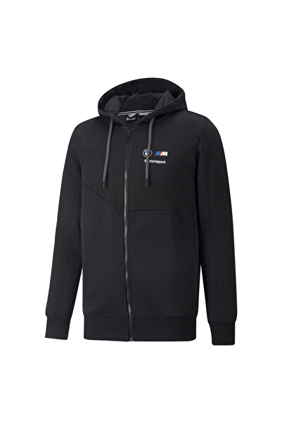 Puma Men BMW M Motorsport Hooded Sweat Jacket - Black