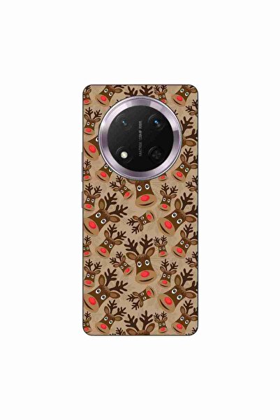 OEM Husa compatibila cu Honor Magic7 Lite Silicon Gel Tpu Model Craciun Rudol...