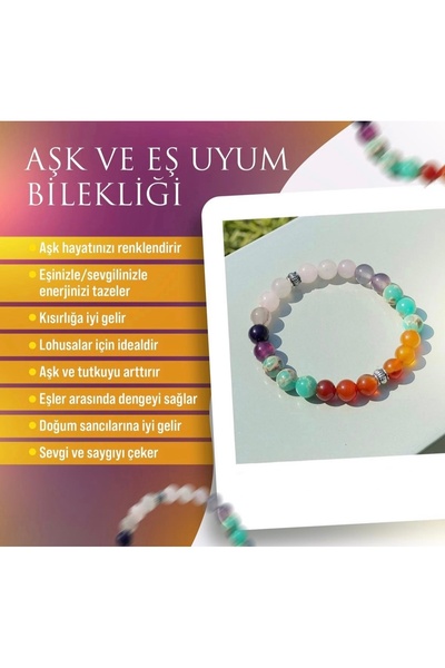 Zeytuni Aşk ve Eş Uyum Bilekliği