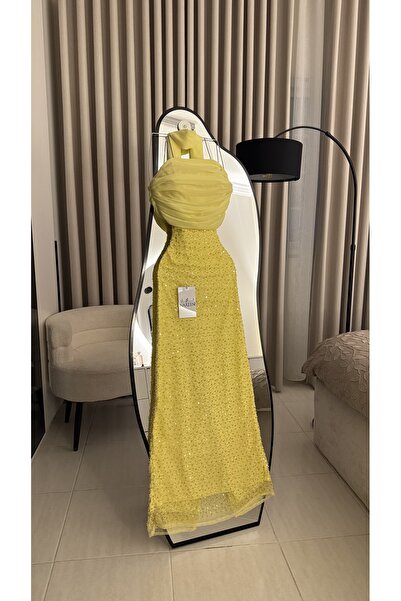 Nareen Fashion Lemon Yellow Dress That Is Feminine and Eye-Catching with Its ...