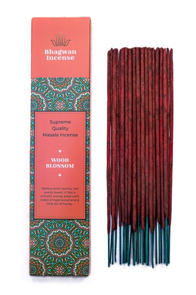 Bhagwan Incense Flori de Lemn - bețișoare parfumate masala naturale premium, 15g