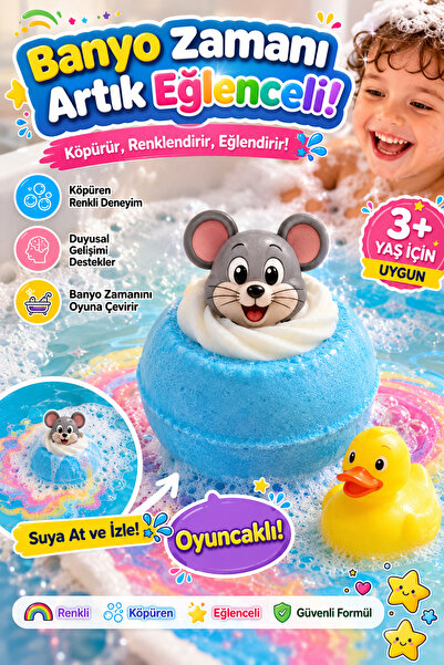 DENAPCAL Banyo Topu Okyanus Renkli Köpüren Deneyim – Banyoda Okyanus Kokusu S...