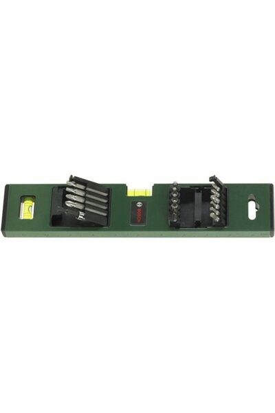 Bosch Set de 17 accesorii + Nivelă cu bulă de aer, 31 cm