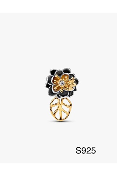 Lovecharm S925 Prenses Tiana Nilüfer Çiçeceği Charm