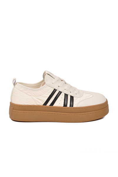 KRISTE BELL Pantofi sport de damă cu șireturi albe K262-1062 Z