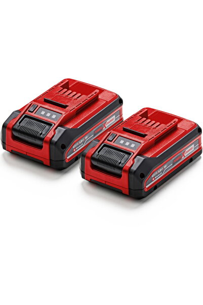 Einhell Set de 2 baterii 18V 4Ah PXC Plus Twinpack, Li-ion, cu control nivel ...
