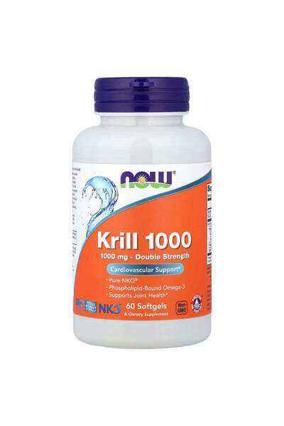 Now Foods Krill Oil Omega Fish Oils EPA DHA 1000 1,000 mg 60 Softgels