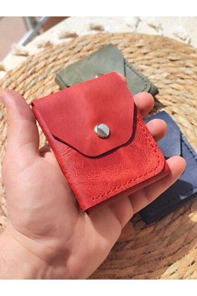 Arbaytek %100 Hakiki Deri El Yapımı Minimalist Nakit Cüzdanı