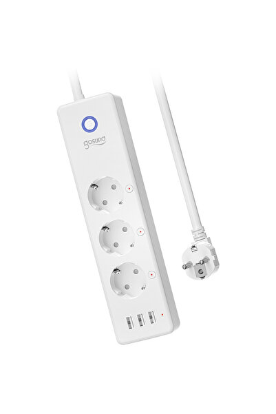 Go Sound Prelungitor Smart Gosund P1 Plus, Wi-Fi, 3 prize, 3 x USB, 15W, 3A, ...