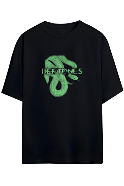 Grafftee Clothing Tricou unisex din bumbac premium cu imprimeu special Deftones