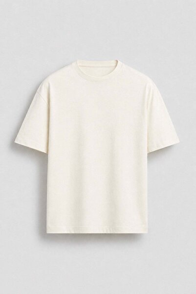 Antioch Ανδρικό T-shirt από βαμβάκι εκρού