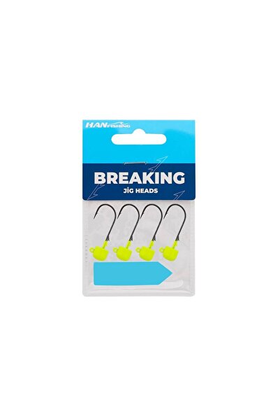 Hanfish Breaking Mushroom Lemon UV Jighead