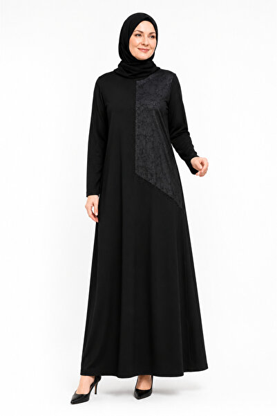 Mutlu City Women's Middle-Aged Patterned Mother's Combed Cotton Dress 1412