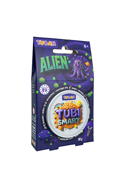 Tuban Plastilină Inteligentă Creativă TUBI SMART - Extraterestru, 50 g