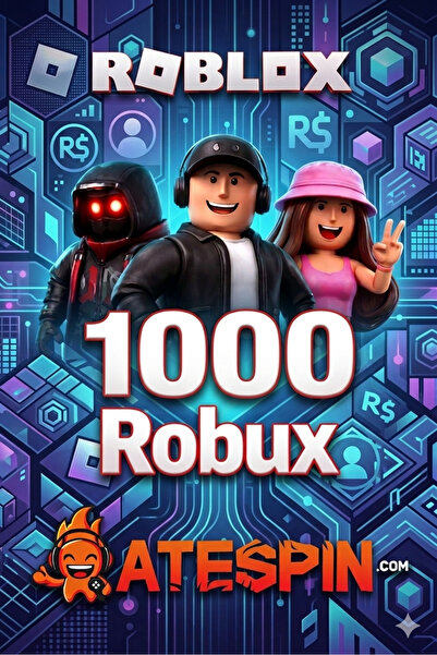 AtesPin Roblox 1000 Robux - 10 USD