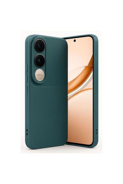 OEM Vivo V50 Lite 4g Auto Focus Carbon Cover - Dark Green